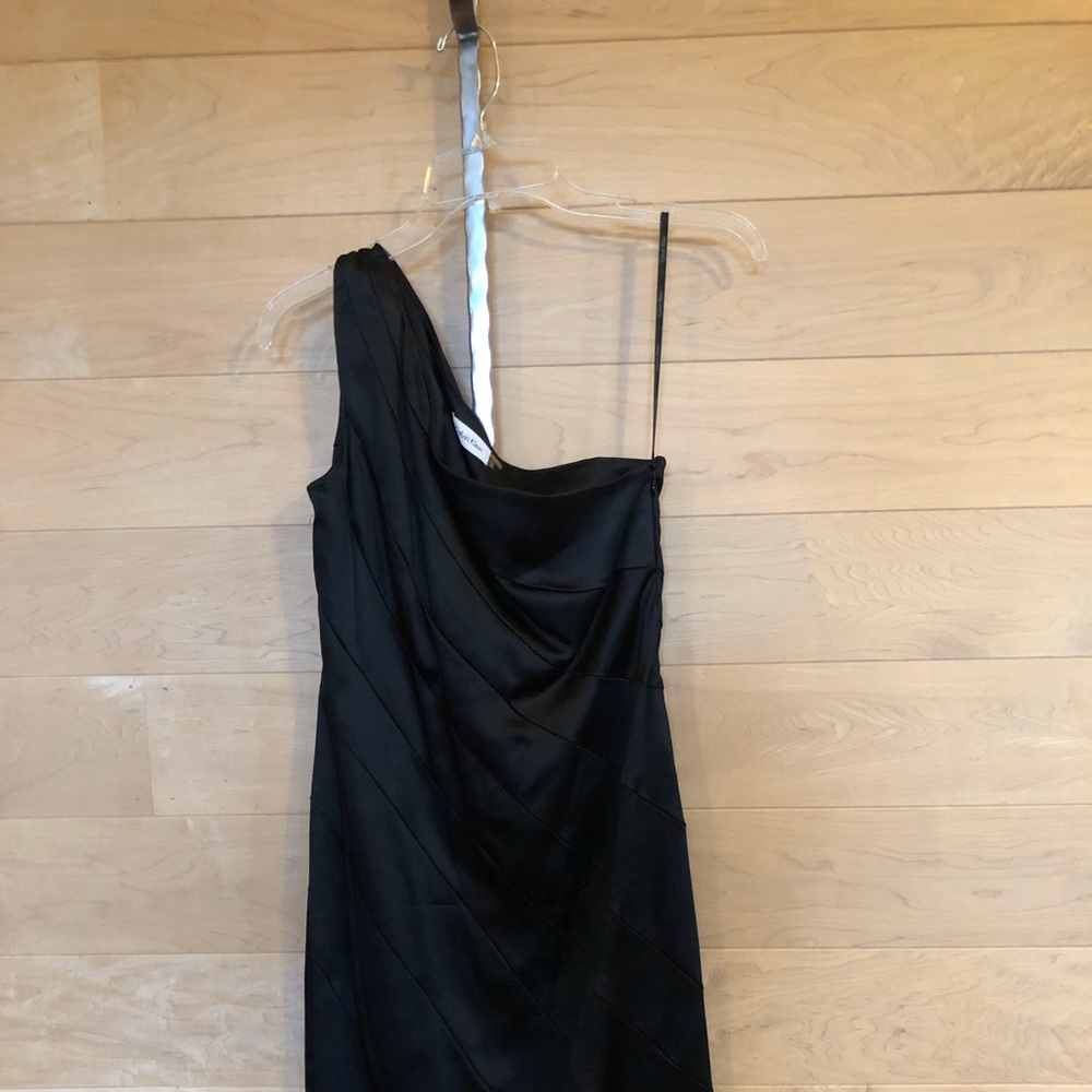 Calvin Klein one shoulder cocktail dress
